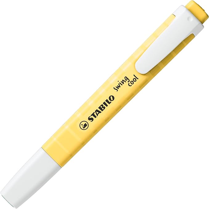 STABILO - swing cool Pastel - Highlighter - Pack of 6 - Assorted colors