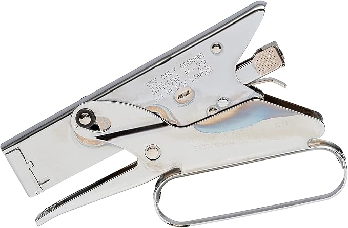Arrow Fastener P22 Heavy Duty Handheld Plier Stapler for Crafts, Office, and Insulation, Uses 1/4-Inch and 5/16-Inch Staples (Pack of 6)