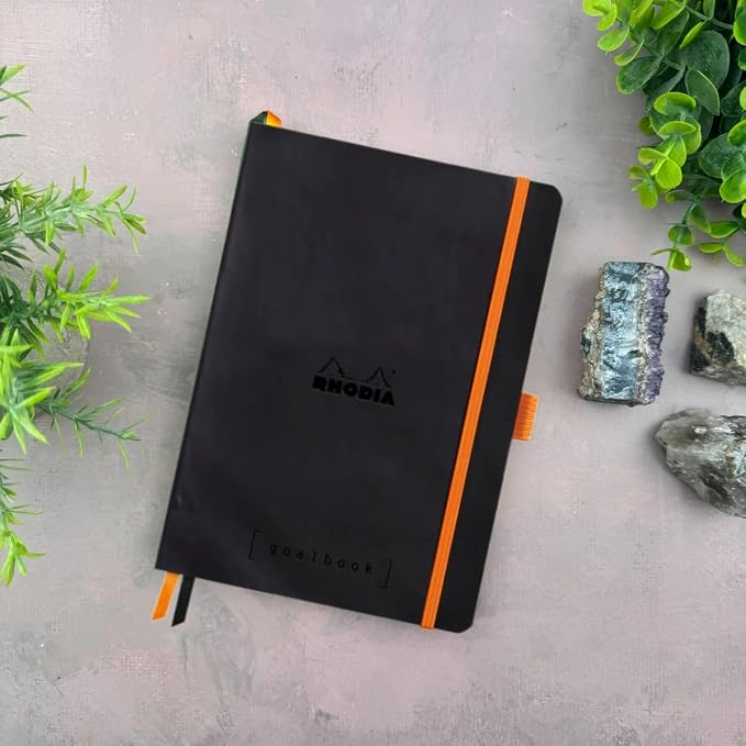 Rhodia Goalbook Journal, A5, Dotted - Black (117742C)