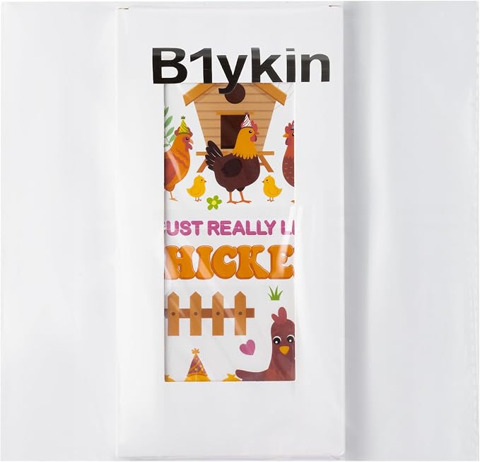 B1ykin Sticky Notes Set - 550 Sheets Memo Writing Pad Chicken Design | Self-Stick Notes Pages, Teacher Appreciation Gift, School Office Supplies, I Just Really Like Chicken Design