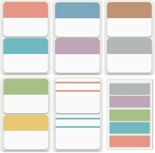 ELII 300 Pcs Tabs 2 Inch Sticky Index Tabs,Writable Book Tabs Pastel | Page Tabs Colored Page Markers, Tabs for Books, Notebook Tabs, Tabs for Annotating Books,Repositionable, Smooth Writing