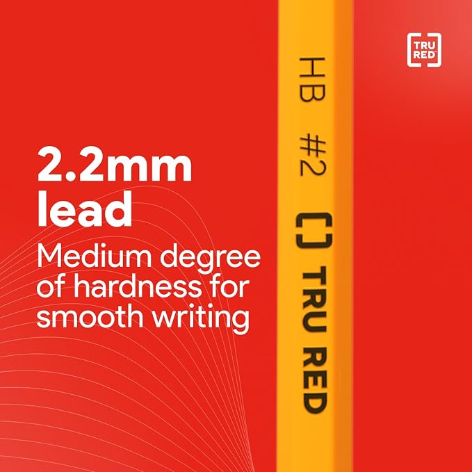 Staples Wooden Pencils, #2 Lead, Pre‑Sharpened, Yellow, 72 Pack – Classic Hex Pencils for School, Testing & Office Use