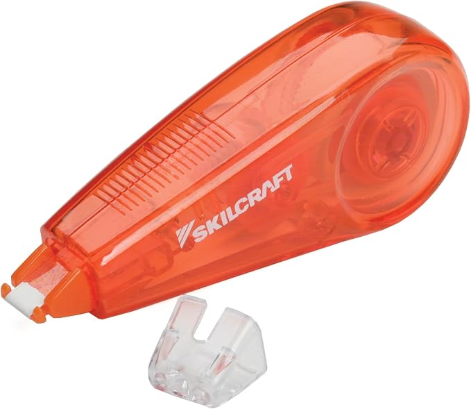 AbilityOne® - NSN6919217 - Correction Tape – Non-Refillable – Mini-Dispenser
