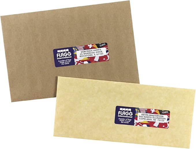 Avery Print-to-the-Edge Printable Address Labels, 1.25" x 3.75", Matte White, Sure Feed Technology, Laser & Inkjet Compatible, 300 Blank Labels, Great for Mailing, Branding, and More (6879)