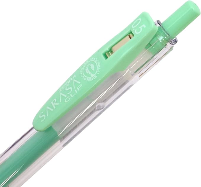 Zebra Sarasa Clip Gel Ink Ballpoint Pen, 0.5mm, Milk Color, 5 Color Set (JJ15-5C-MK)