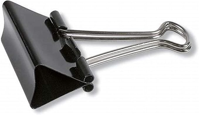 KTOJOY Extra Large Binder Clips (36 Pack) 2 Inch, Big Paper Clamps for Office Supplies, Black