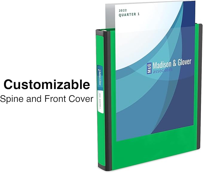 Staples Better 1.5-Inch 3-Ring Binder, Green – Heavy-Duty Binder for School & Office Organization