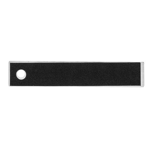 2 Pack | Stainless Steel 6 Inch Metal Ruler Non-Slip Rubber Back, with Inch and Metric Graduations
