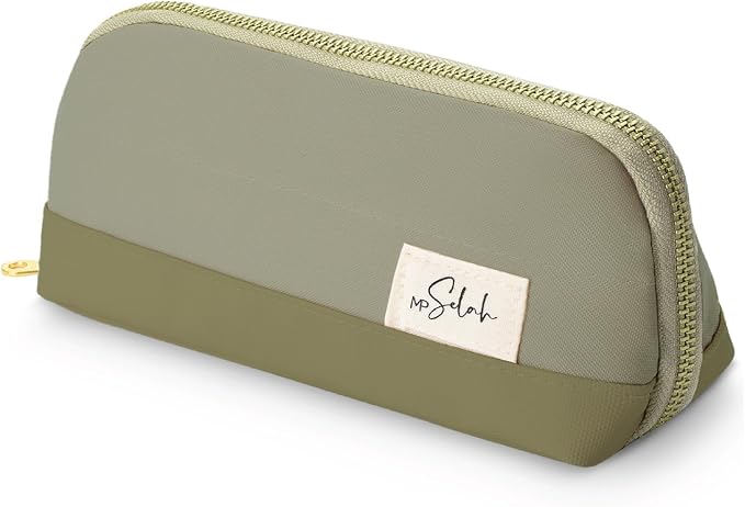 Mr. Pen- Wide-Opening Pencil Case, Triangle Design | Compact & Spacious Pencil Cases with 5 Mesh Pockets, Bag Pouch, Box Organizer for Students, School Supplies, Aesthetic Supply