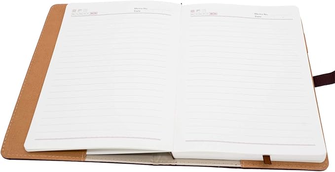 Hardcover Notebook Set - Thick Classic Ruled Notebook with Pen Loop and Pen, A5 192 Pages, Soft Faux Leather Hardcover Cover with Buckle(Maroon)