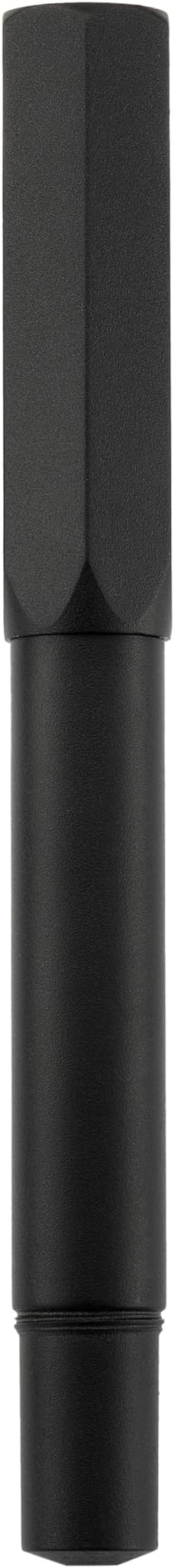 Luxury Solid Brass Fountain Pen Set for Writing & Calligraphy - Choose Antique or Matte Black Finish. Includes 10 Ink Cartridges & Premium Gift Box (Extra Fine Nib, Matte Black)