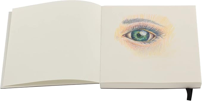 SoHo Urban Artist Brick Sketchbook Journals for Sketching, Drawing, Colored Pencils, Graphite, and More - Sketch 5.5"x8.5" (100 GSM, 80 Sheets) - 2 Pack