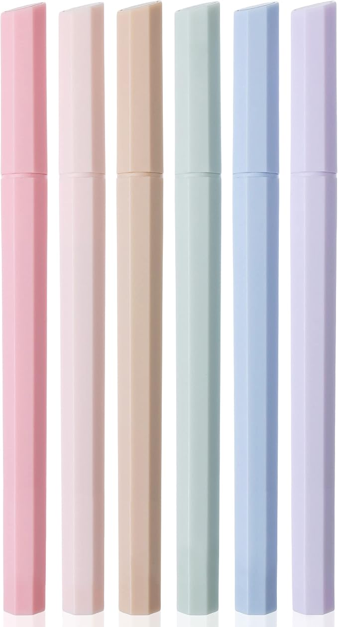 Mr. Pen- Aesthetic Highlighters No Bleed, 6 Pack, Pastel Colors, Chisel Tip | Cute Bible Highlighters Assorted Colors for Journaling, Highlighting, Underlining, Fast Dry, Back to School Supplies