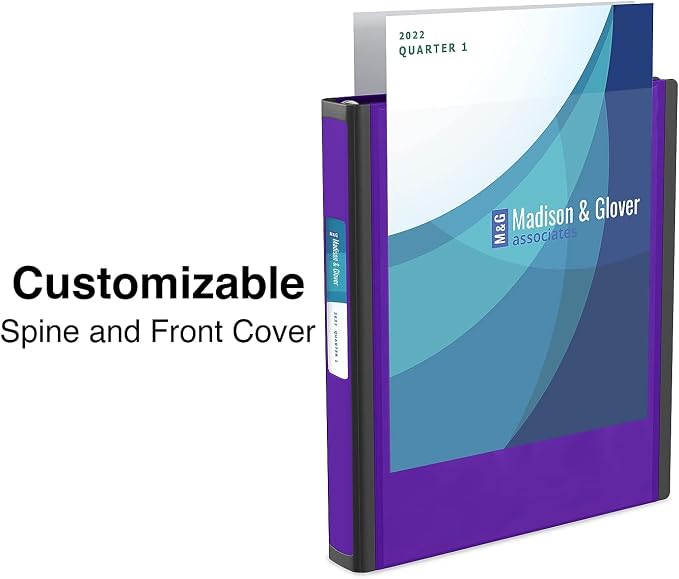 Staples Better 1.5-Inch 3-Ring Binder, Purple – Heavy-Duty Binder for School & Office Organization