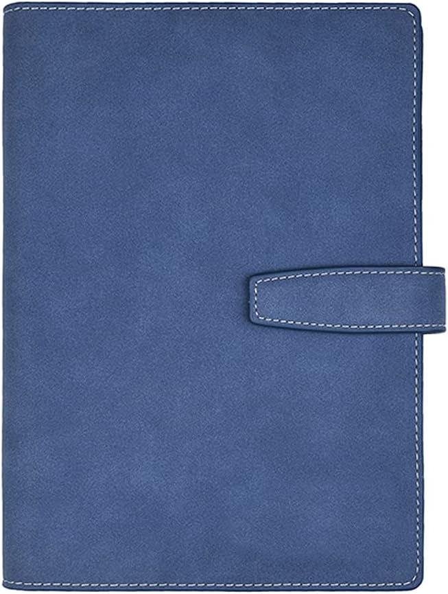 Journal Notebook Notebook A5 Horizontal Line Diary Hardcover Lining Journal High-end Luxury Suitable for Planning Writing Office School School Office Business (Color : Blue)