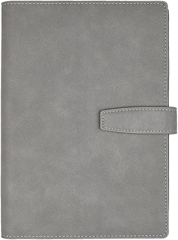Journal Notebook Notebook A5 Horizontal Line Diary Hardcover Lining Journal High-end Luxury Suitable for Planning Writing Office School School Office Business (Color : Gray)