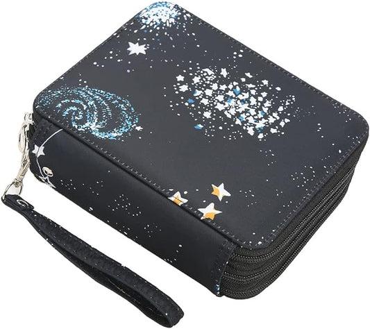 Portable Colored Pencil Case-72 Slots Colored Pencil Case Organizer with Zipper for Watercolor Pens, Pencil Case Organizer for Artist