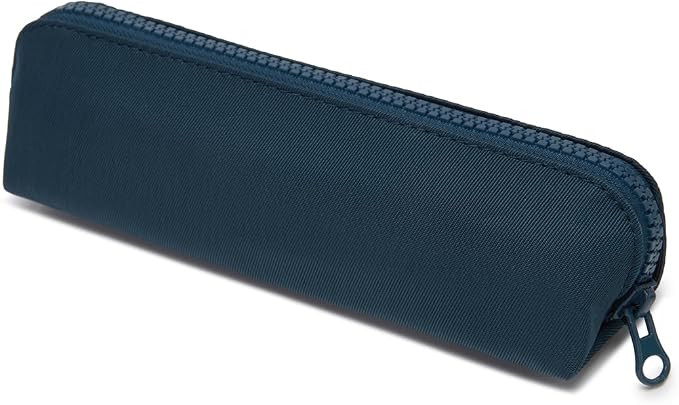 Pencil Case Small Pencil Pouch Slim (Royal Blue, Oxford)
