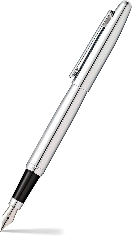 Sheaffer VFM Chrome Fountain Pen with Medium Nib