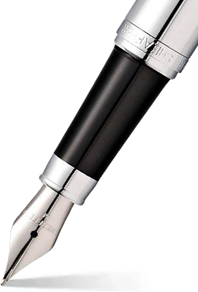 Sheaffer VFM Chrome Fountain Pen with Medium Nib