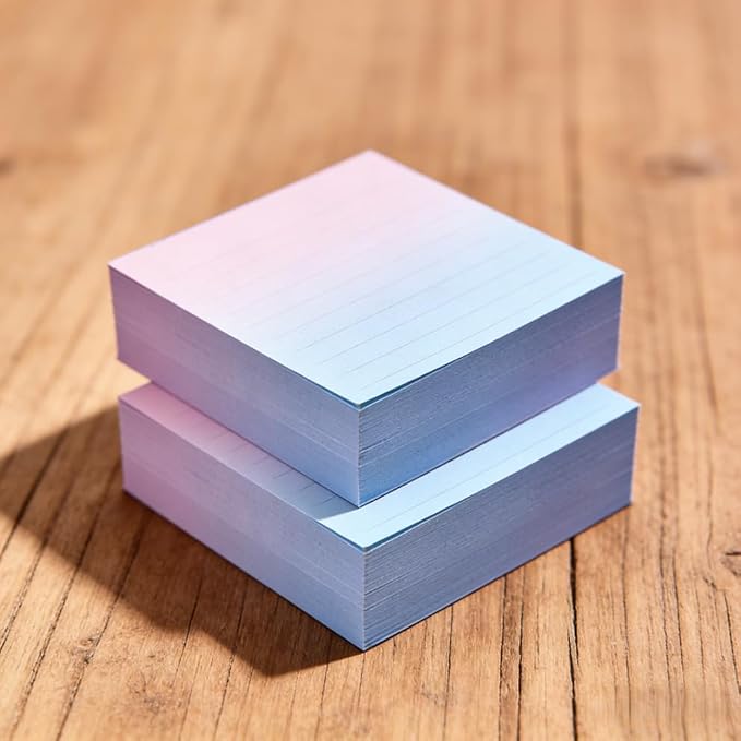 800 Sheet /2 Pad Blue Small Note Pad with Lines 4x4,400Sheet/Pad Not Sticky,Not Loose,Square Note Paper Cube Refill Memo Pads Mini Paper Reminders Office Writing Supplies Crafts&School Supplies