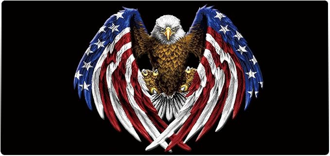XXL Professional Large Mouse Pad & Computer Game Mouse Mat (35.4x15.7x0.1IN, US Eagle)