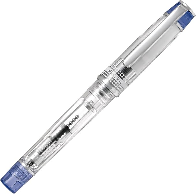Pilot Iro-Ai Fine-Nib Transparent Blue Body Fountain Pen (FPRN-350R-TLF)