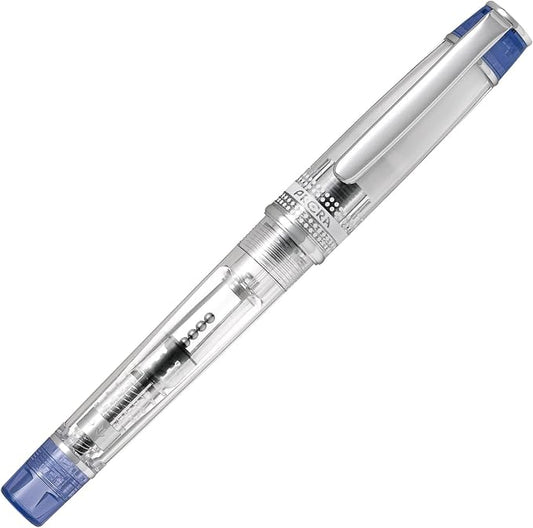 Pilot Iro-Ai Fine-Nib Transparent Blue Body Fountain Pen (FPRN-350R-TLF)