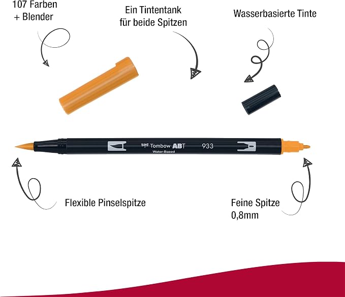 Tombow Dual Brush Pen, Abt, No. 933 (AB-T933)