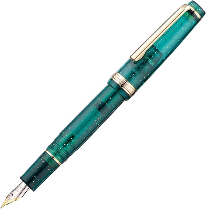 3 Jinhao 82 Fountain Pens Extra Fine Transparent Starlight with Converter | Mini Pocket Fountain Pen Daily Adorably Writing Instrument Writer