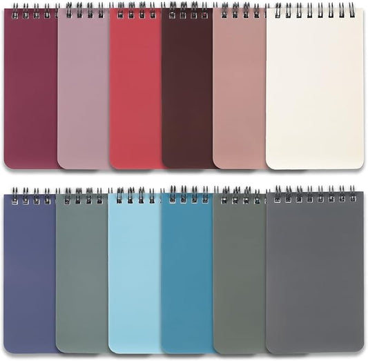 QiCheng Pocket Notebook Mini Notepad Small Spiral Notebooks 3X5Inch | functionality PortabilityPortability convenience