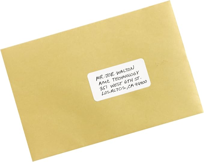 Avery Removable Print or Write Labels, 1.5 x 3 Inches, White, Pack of 150 (5440)