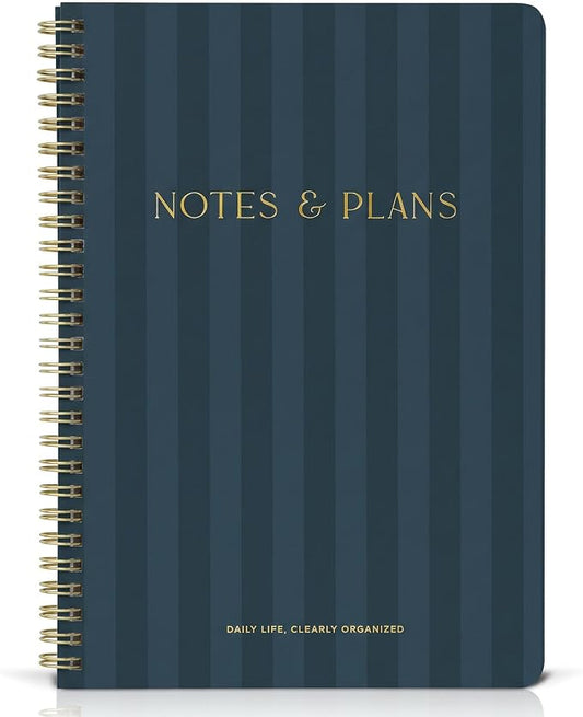Beautiful Daily Planner And Notebook With Hourly Schedule - Aesthetic Spiral To do List Notepad to Easily Organize Your Tasks And Appointments - Stylish Book And School Or Office Supplies For Women