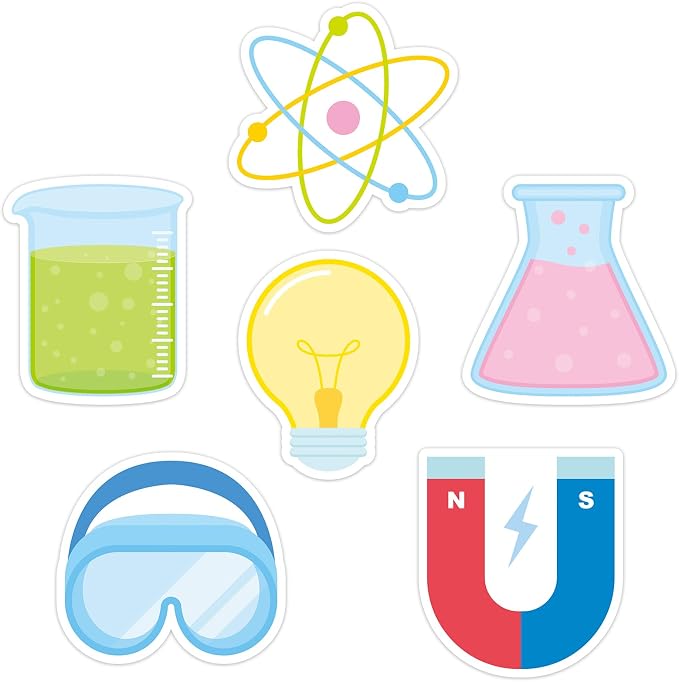 30 Pack Science Sticky Notes - 600 Sheets Science Lab Notepads for Scientist Appreciation Gifts Teacher Reward Prizes Science Week Party Favor Lab School Supplies
