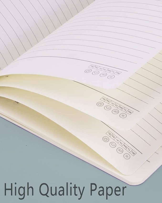 Gwybkq A5 Lined Notebooks Bulk Journals for Kids Writing 16 Packs(5.5x8.3) College Ruled,Colored Notebooks for College Students Teen School Office Supplies Note Taking