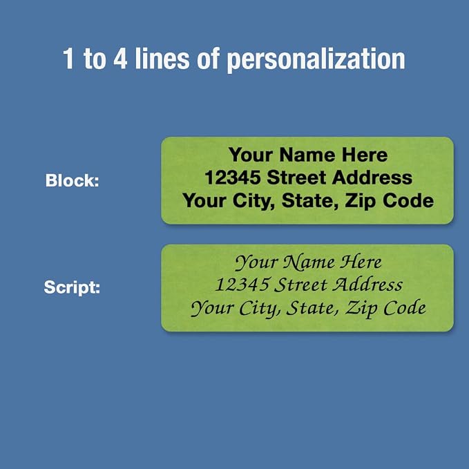 Colorful Images Personalized Return Address Labels | Metallic Rainbow Foil, 250 Count, Self-Adhesive, With Dispenser, Customize with Name & Shipping Address