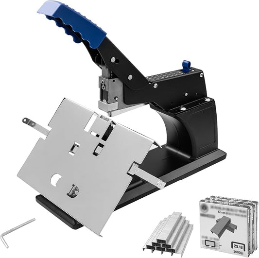 Heavy Duty Stapler with 3000 23/6 Staples, Flat Stapling & Saddle Stapling Mode 2 in 1, Large Capacity Office Stapler for Paper Binding, Offices, Print Shops