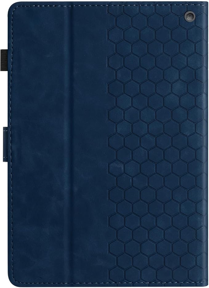 DTangLsm for Amazon Kindle Fire 10 Case & Fire HD 10 Plus Tablet Case, Blue | (13th/11th Generation 2023/2021 Release) 10.1" Slim Folding Stand Folio Cover for Fire HD 10 11th/13th Gen Case, Pen Holder