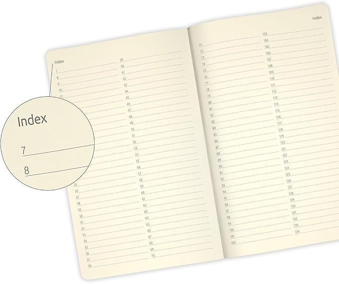 Exclusive Writing Journal for Women and Men - Handmade in Italy with Ivory Paper - Travel Diary Notebook for Daily Notes, Dreams or Planning - Perfect for a Traveler, Writer, Musician(ROSE) (BAROQUE GOLD)