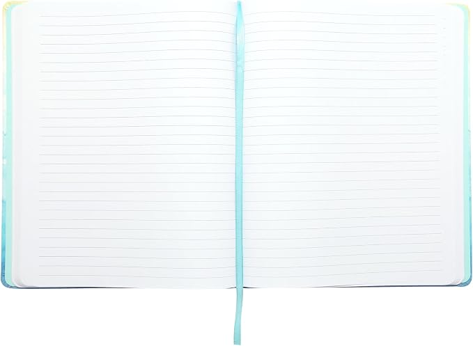 WORLD TRAVELER Large Lined Journal Notebook 256 Ruled White & Ivory Pages | Lay-Flat Binding, Gilded Page Edges Resist Wear, Reinforced Square Corners, Bleed-Resistant Smooth Paper