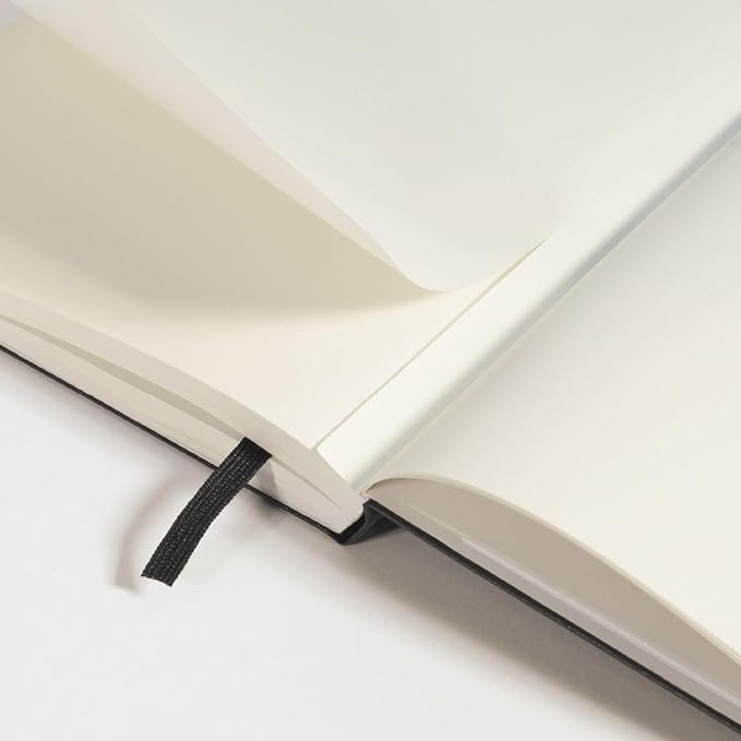 LEUCHTTURM1917 - Notebook Hardcover Medium A5-251 Numbered Pages for Writing and Journaling (Apricot, Dotted)