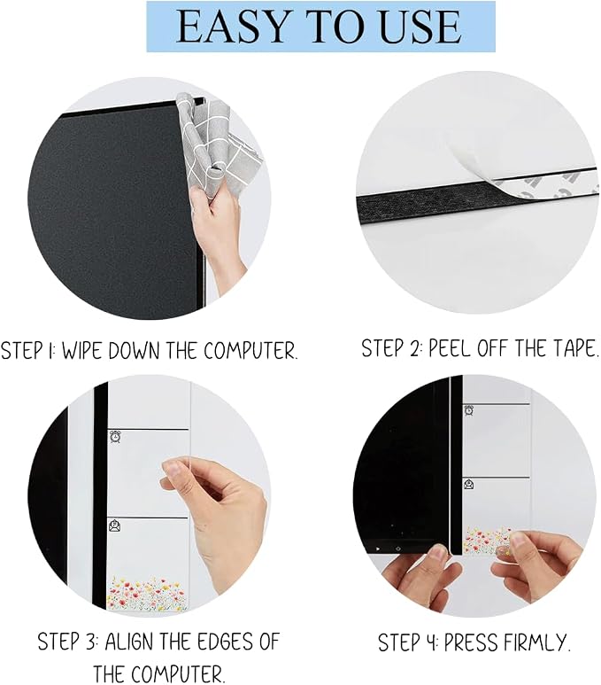 Monitor Memo Board Acrylic Sticky Note Holder Funny Duck Office Desk Decor with 100 Self Stick Note Pads My Ducks Don't Know What A Row is Quote
