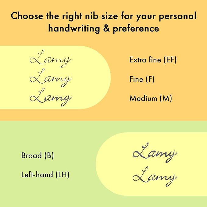 LAMY safari green - Fountain Pen with ergonomic grip & polished steel nib in size B - ideal for any Writing & Calligraphy - including LAMY T 10 blue cartridge - Right-Handed