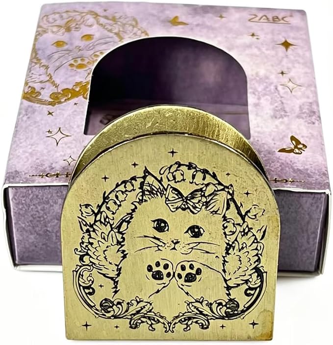 Vintage Flowers, Cats, Butterflies Metal Clip Decorative Binder Clip for Bullet Journal Junk Journal Collage Page Holder Art Journaling (maozhiyiwei)