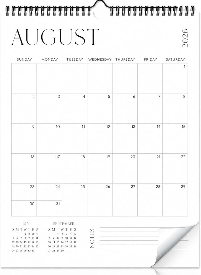 Beautiful 2026-2027 Wall Calendar - Runs from June 2026 until December 2027 - Large 14.5" x 11.5" Office Wall Calendar for Easy Organizing