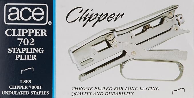 ACE07020 - Advantus Ace Chrome Clipper Stapler