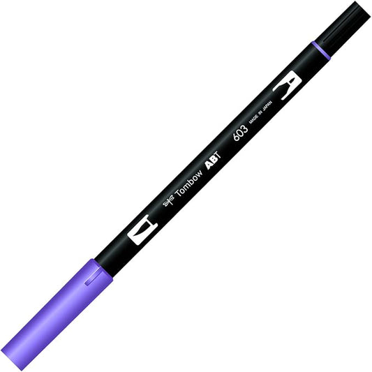 Tombow ABT 603 Dual Brush Pen - Periwinkle