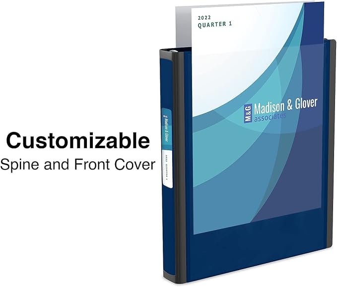 Staples Better Binder, 1.5" Heavy‑Duty D‑Ring 3‑Ring Binder, Navy Blue, Reinforced Spine, Holds 400 Sheets, Long‑Lasting School & Office Organizer, 3‑Pack