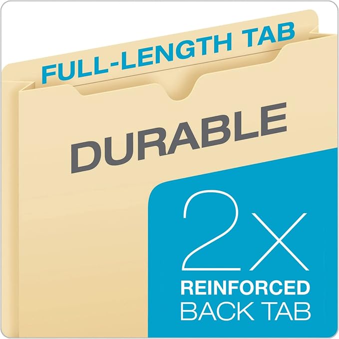 Office Depot Manila File Jackets, 1in. Expansion, 8 1/2in. x 11in., Box of 50, OD24910