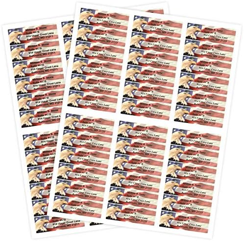 Almighty Eagle Sheeted Name & Address Labels